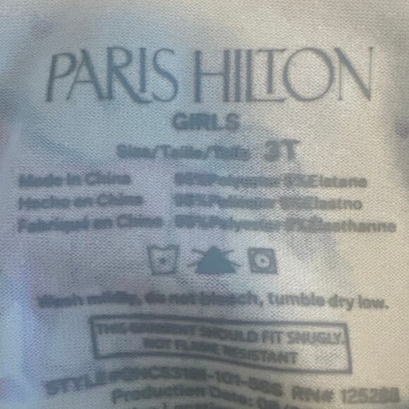 Paris Hilton comfy & soft baby pajamas pj’s size 3T excellent condition 2 sets - Picture 5 of 8